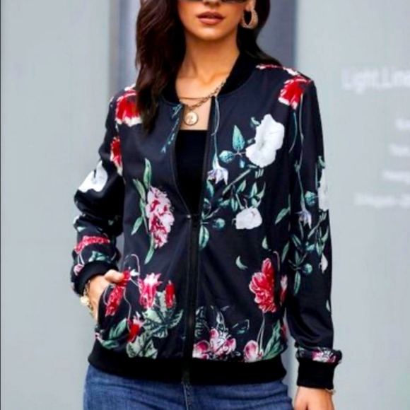 Floral light jacket - Picture 1 of 4